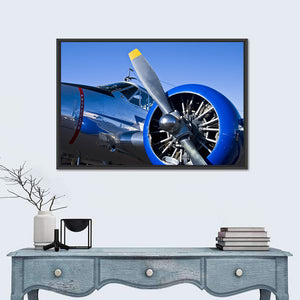 Vintage Airplane Engine Wall Art