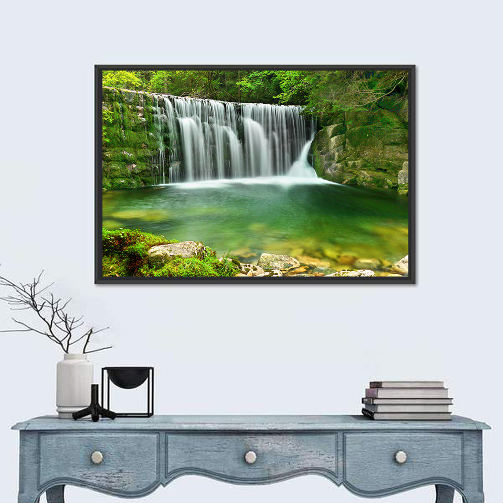 Emerald Lake Cascade Wall Art