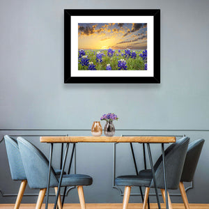 Bluebonnets Field Wall Art