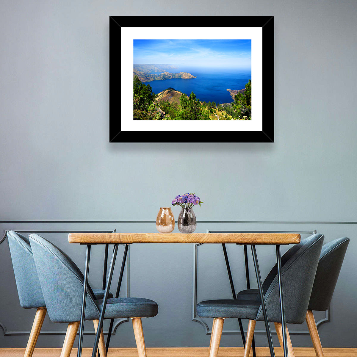 Lake Toba Aerial View Wall Art