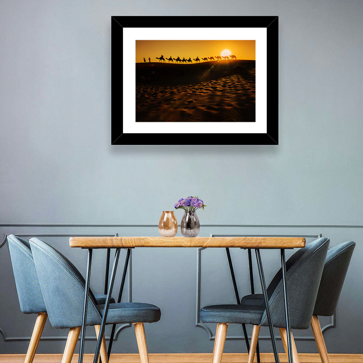 Desert Camel Caravan Wall Art
