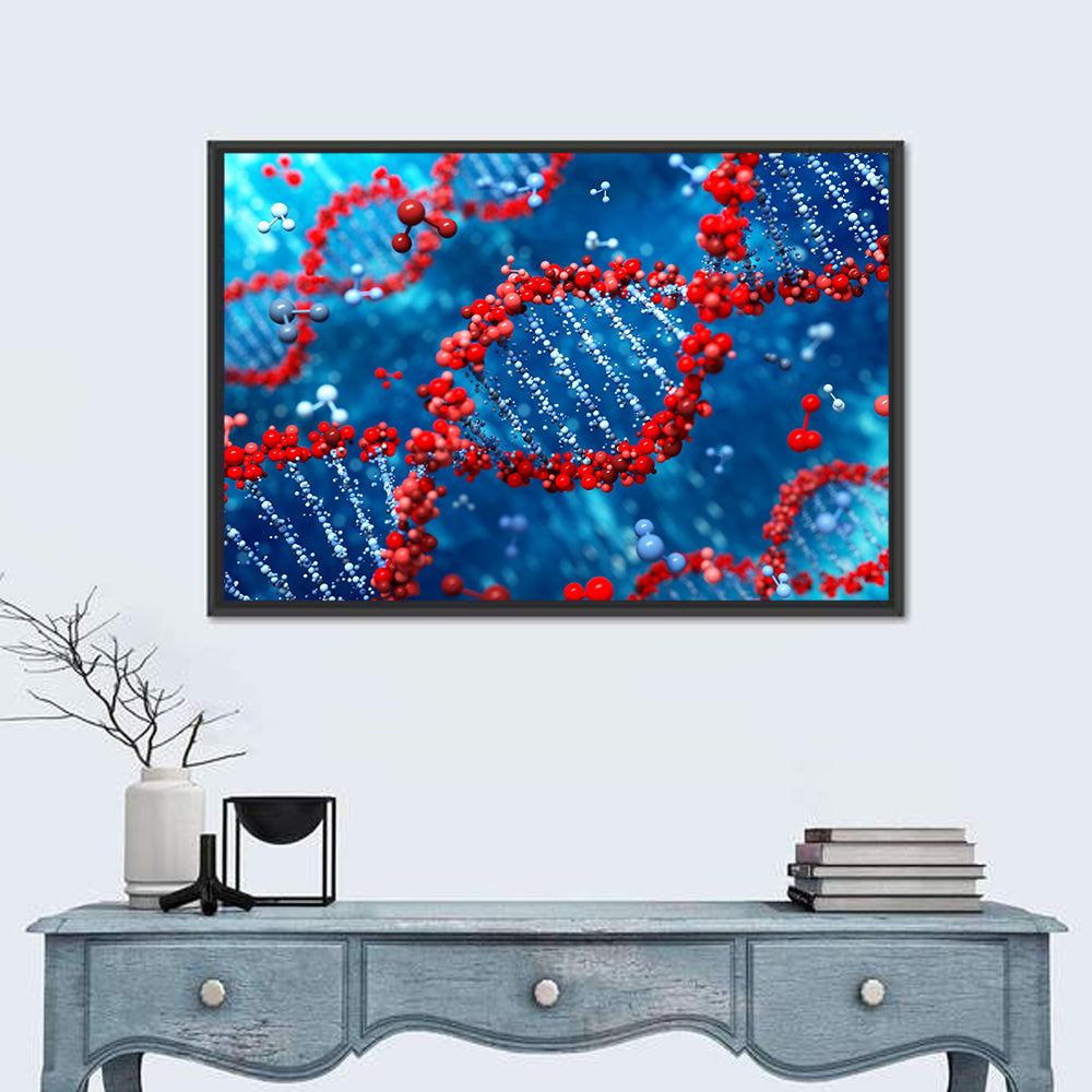 DNA Abstract Wall Art