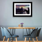 Horseman at Dusk by Misty Castle Wall Art