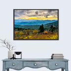 Cowee Mountains Sunset Wall Art
