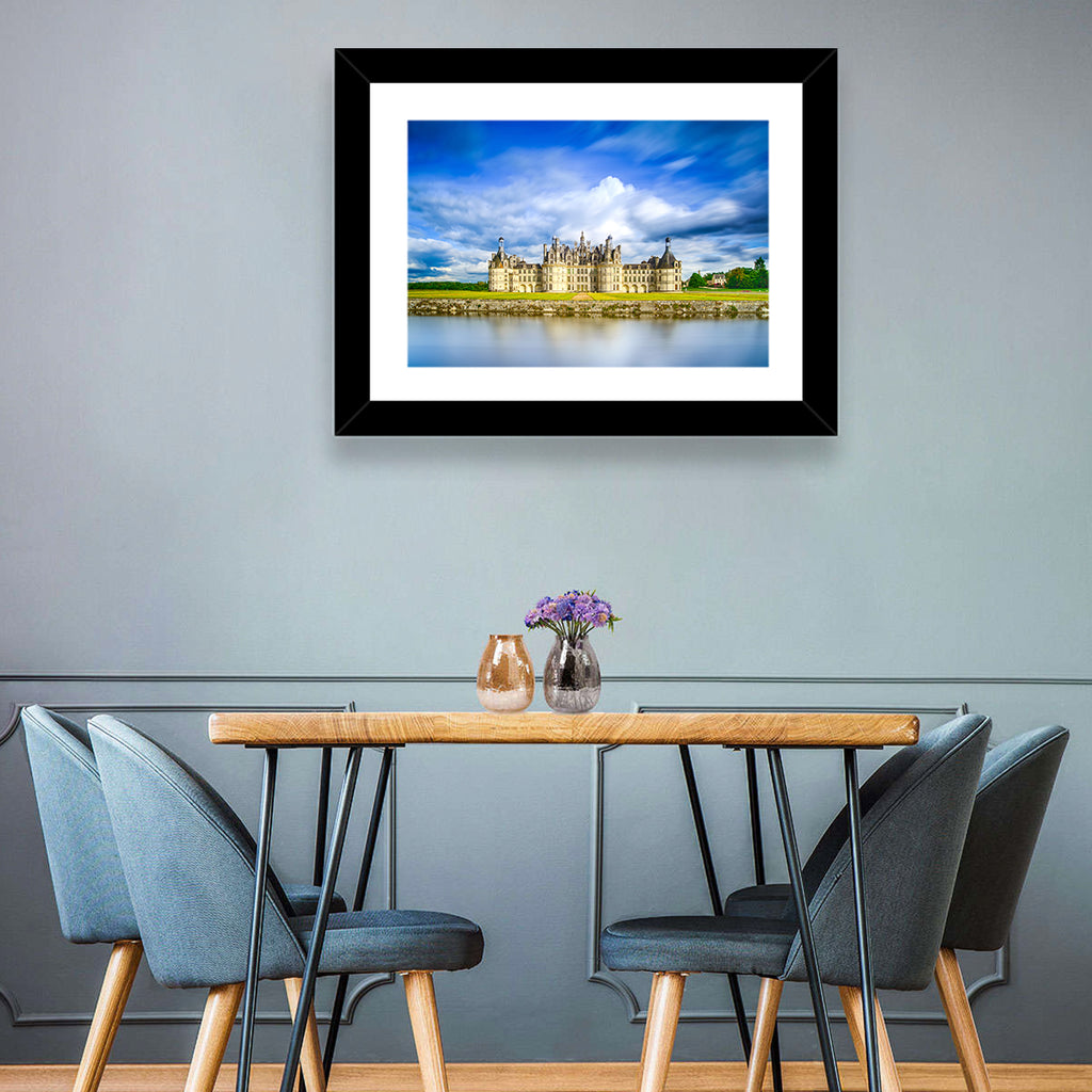 Château De Chambord Reflection Wall Art