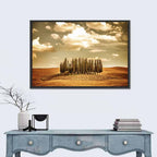 Tuscany Cypress Field Wall Art