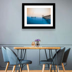 Outrigger Boat and Pier Wall Art