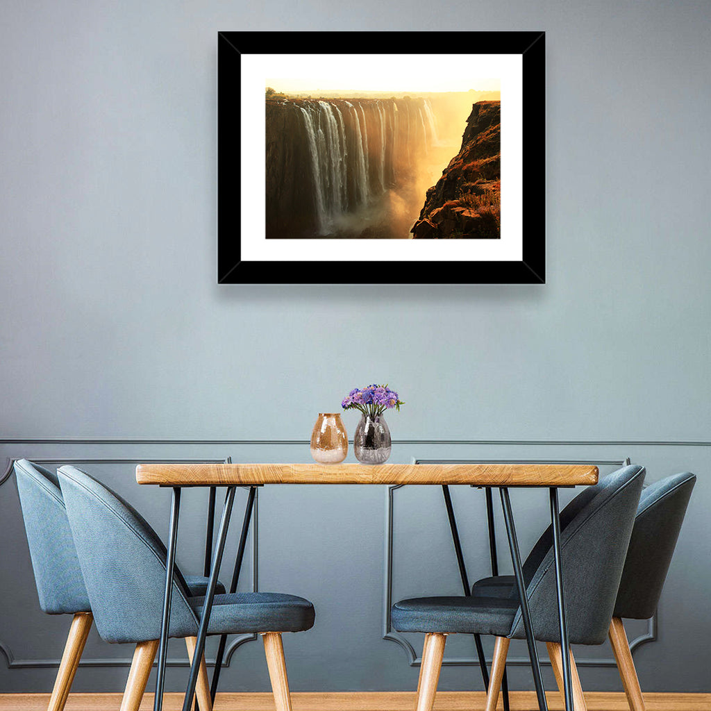 Victoria Falls Golden Hour Wall Art