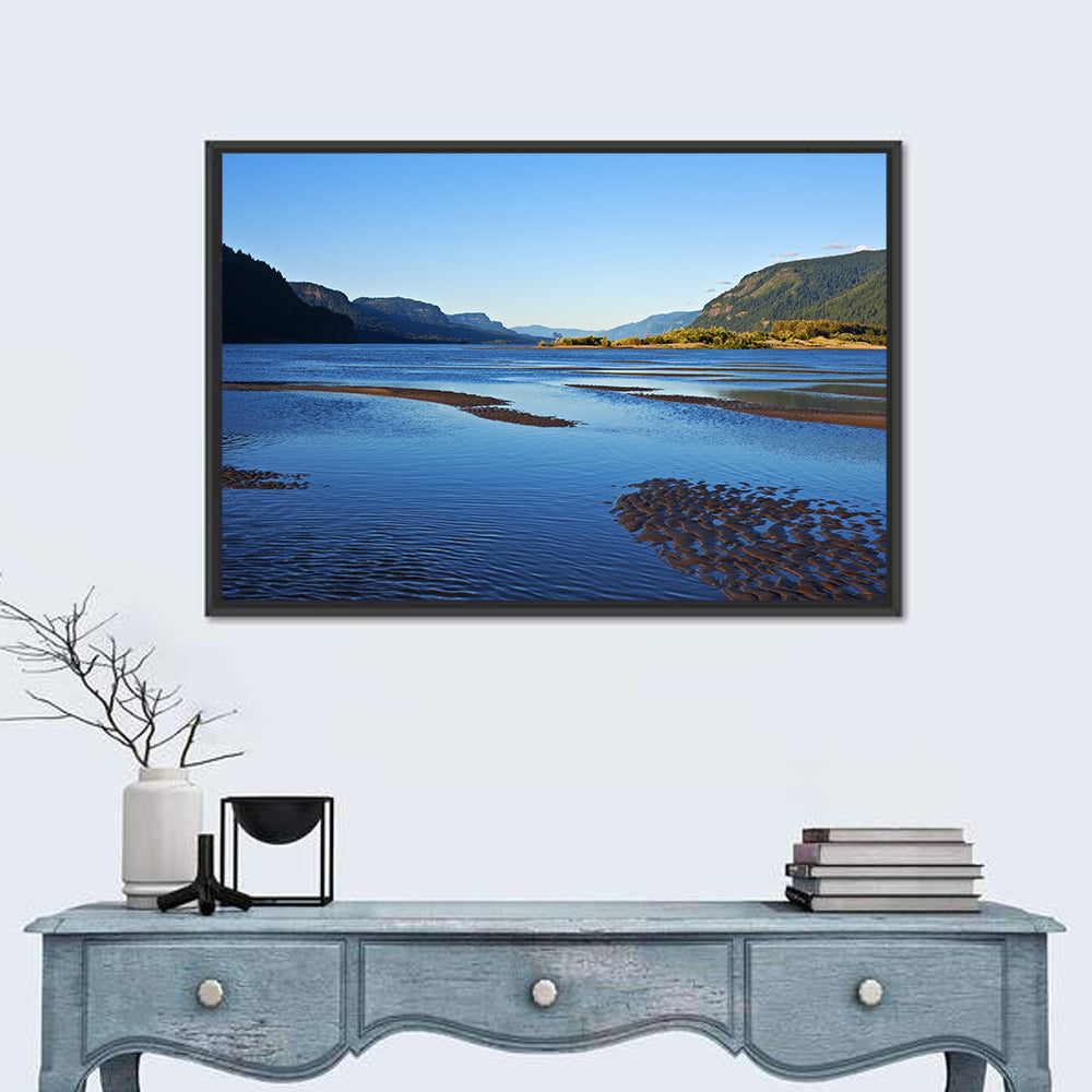 River Gorge Landscape Wall Art in a room, landscape