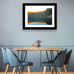 Serene Lake Reflection Wall Art