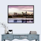 Kansas City Skyline at Dusk Wall Art