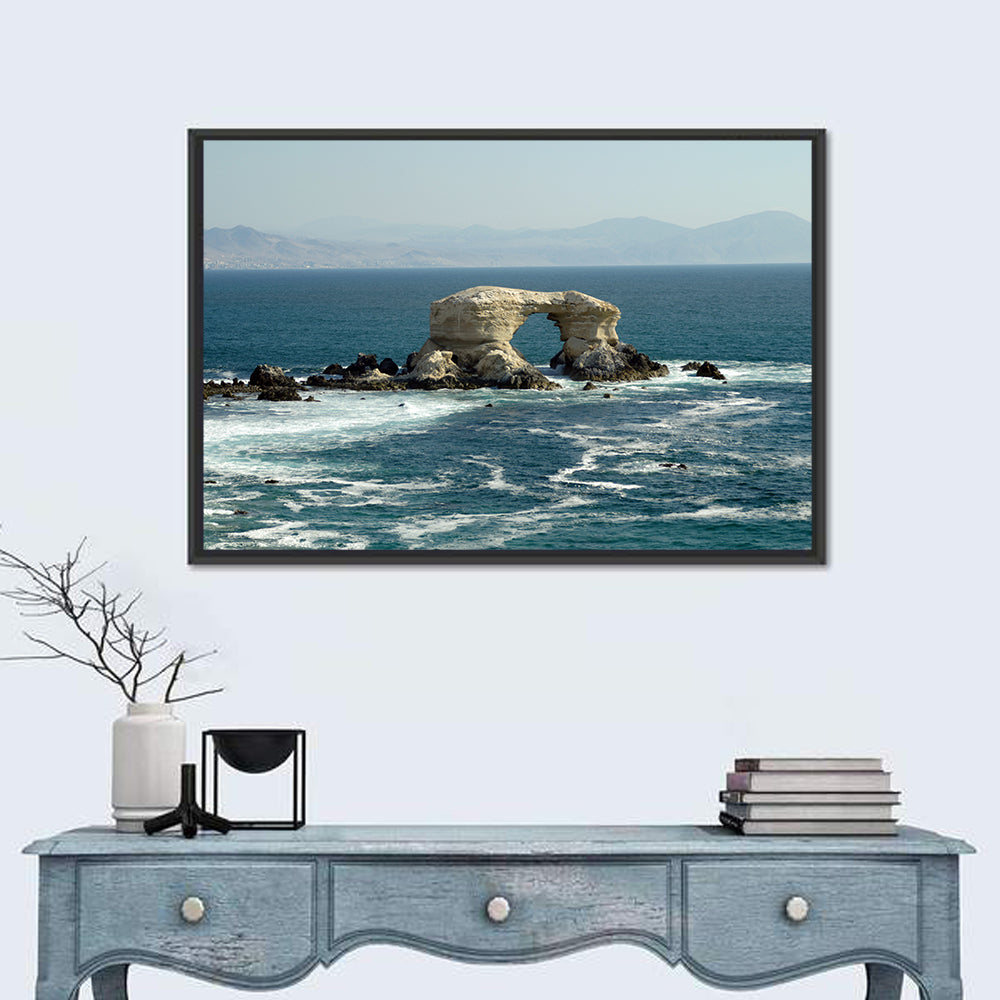 Stone Arch at Shell Beach Wall Art in a room, landscape
