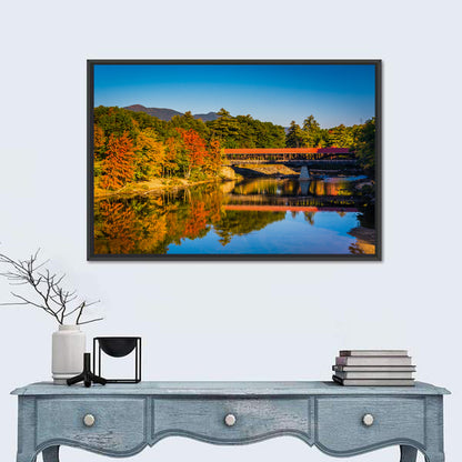 Saco River Bridge Wall Art