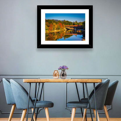 Saco River Bridge Wall Art
