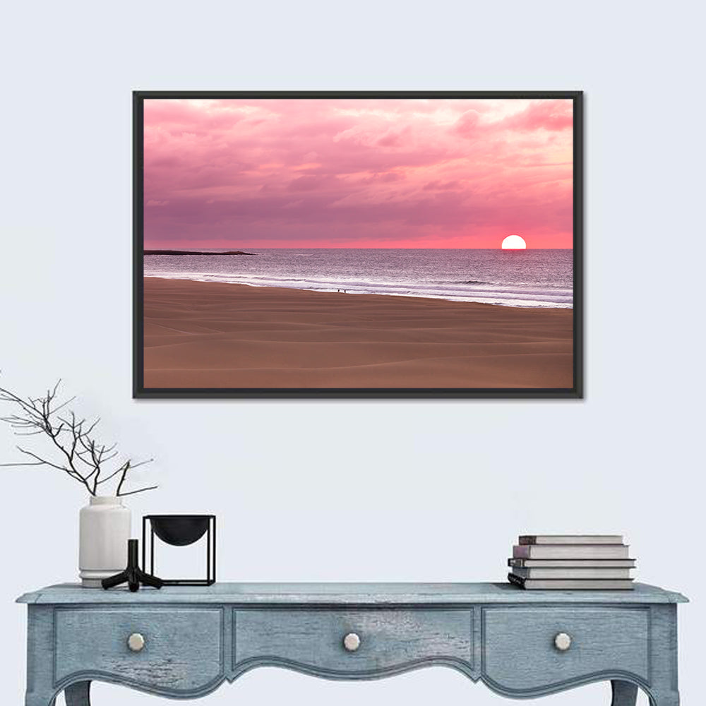 Boavista Sunset Beach Wall Art in a room, landscape