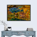 Frio River Autumn Reflection Wall Art