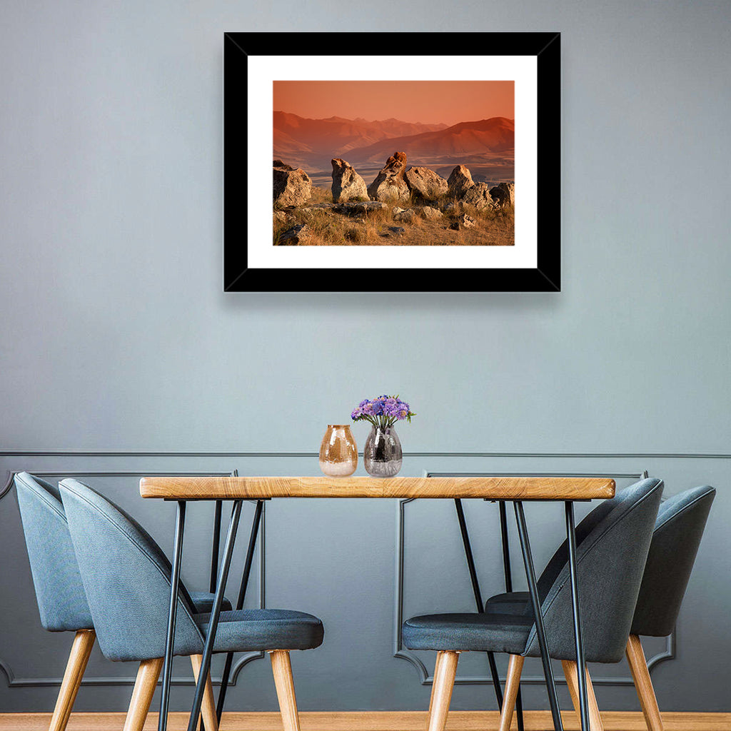 Karahunj Rocky Ridge at Sunset Wall Art