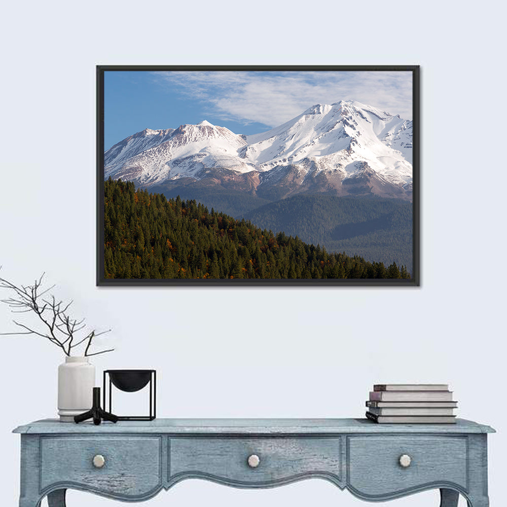 Mount Shasta Snow Peaks Wall Art