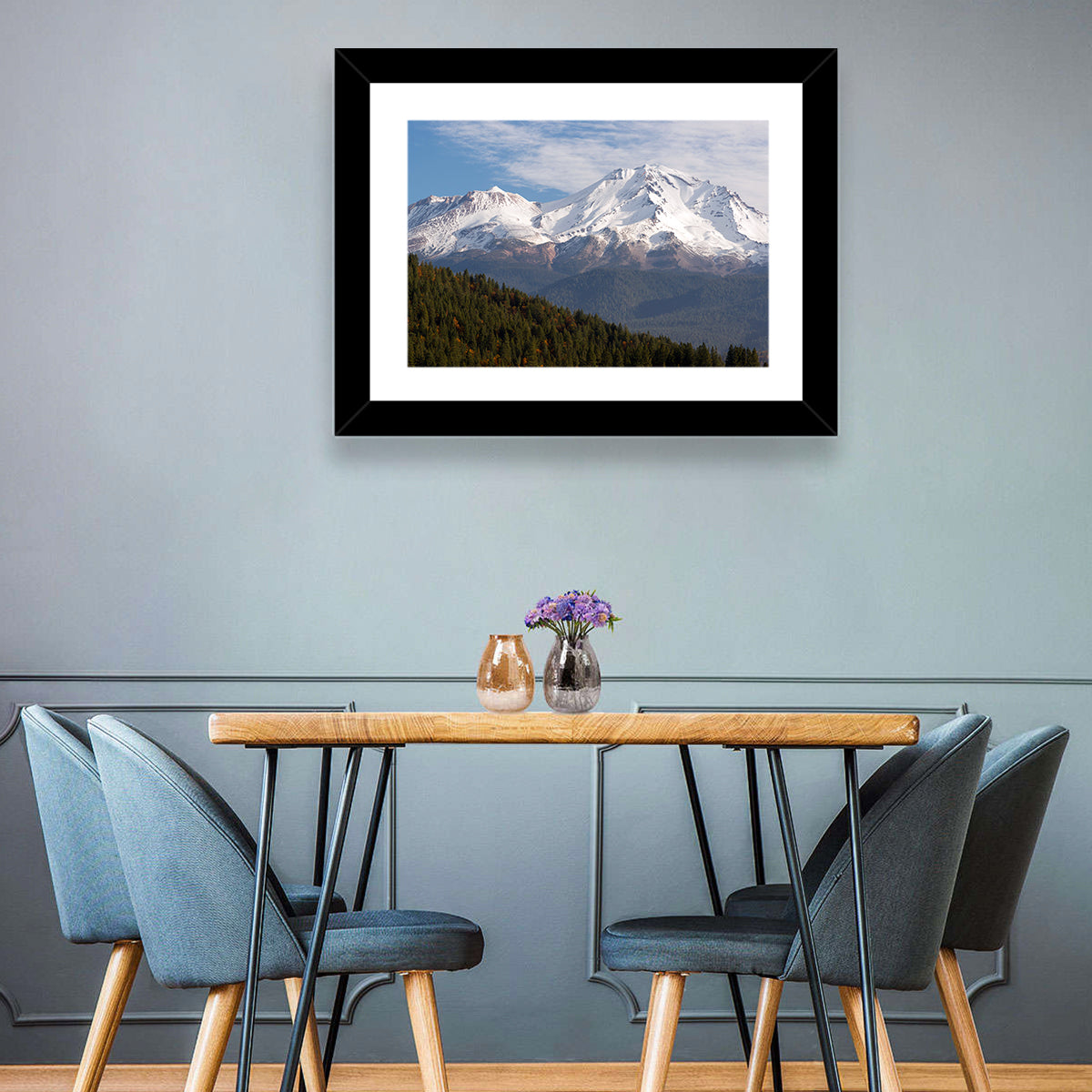 Mount Shasta Snow Peaks Wall Art