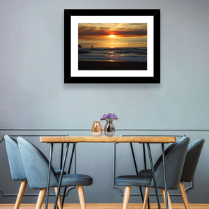 Oregon Coastal Sunset Wall Art