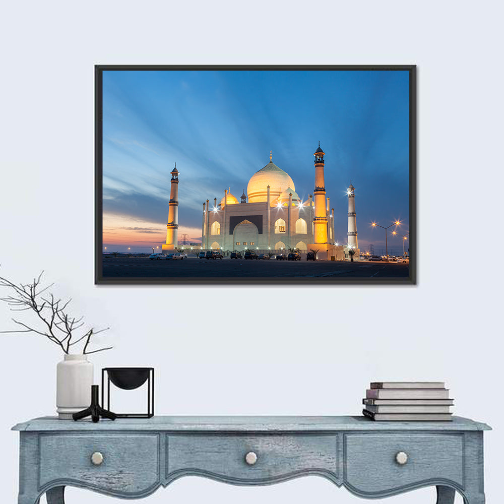 Siddiqa Fatima Zahra Mosque at Dusk Wall Art