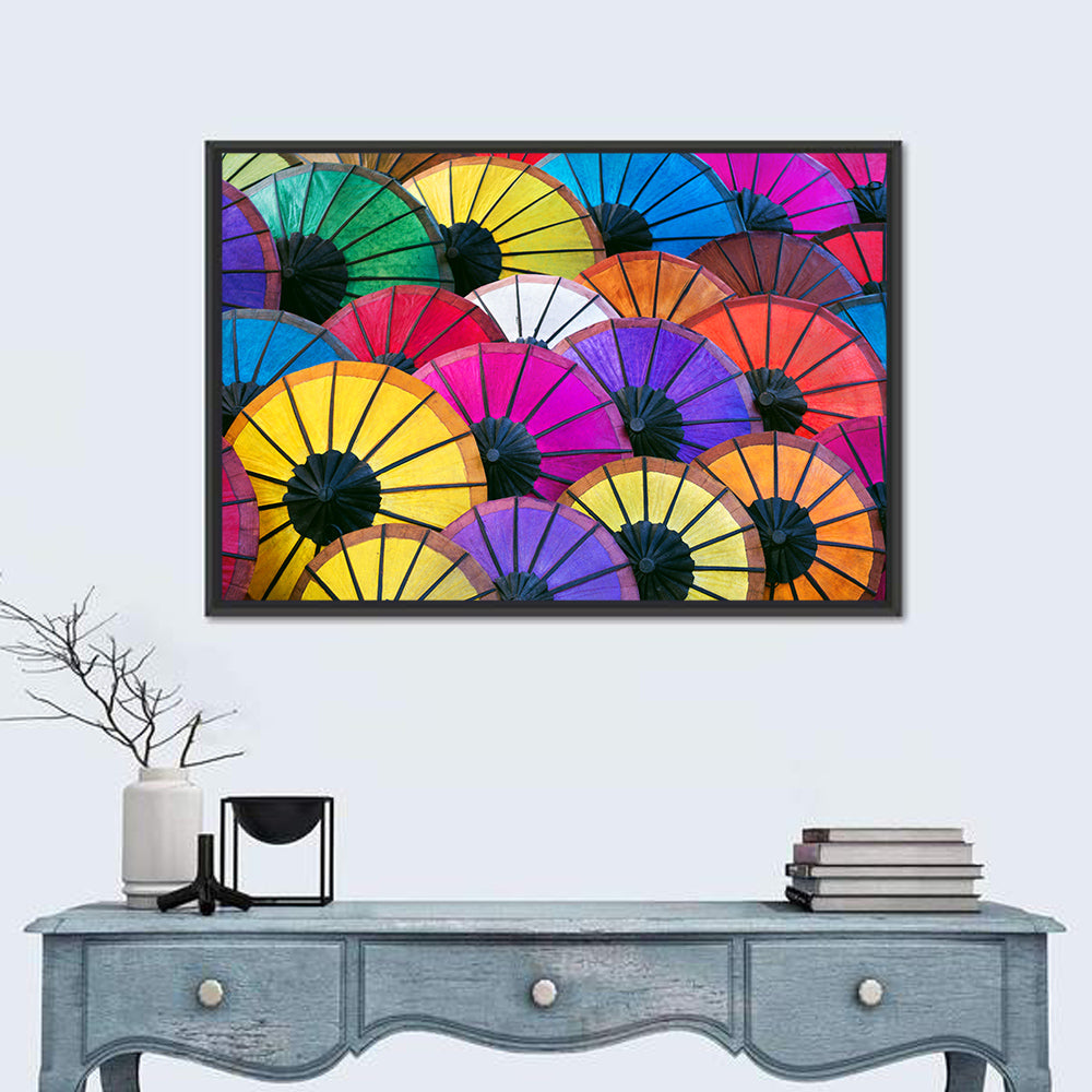 Colorful Umbrellas Wall Art