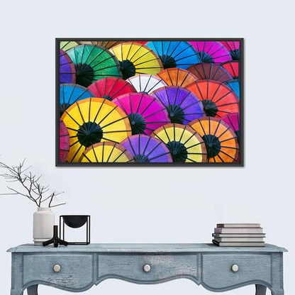 Colorful Umbrellas Wall Art