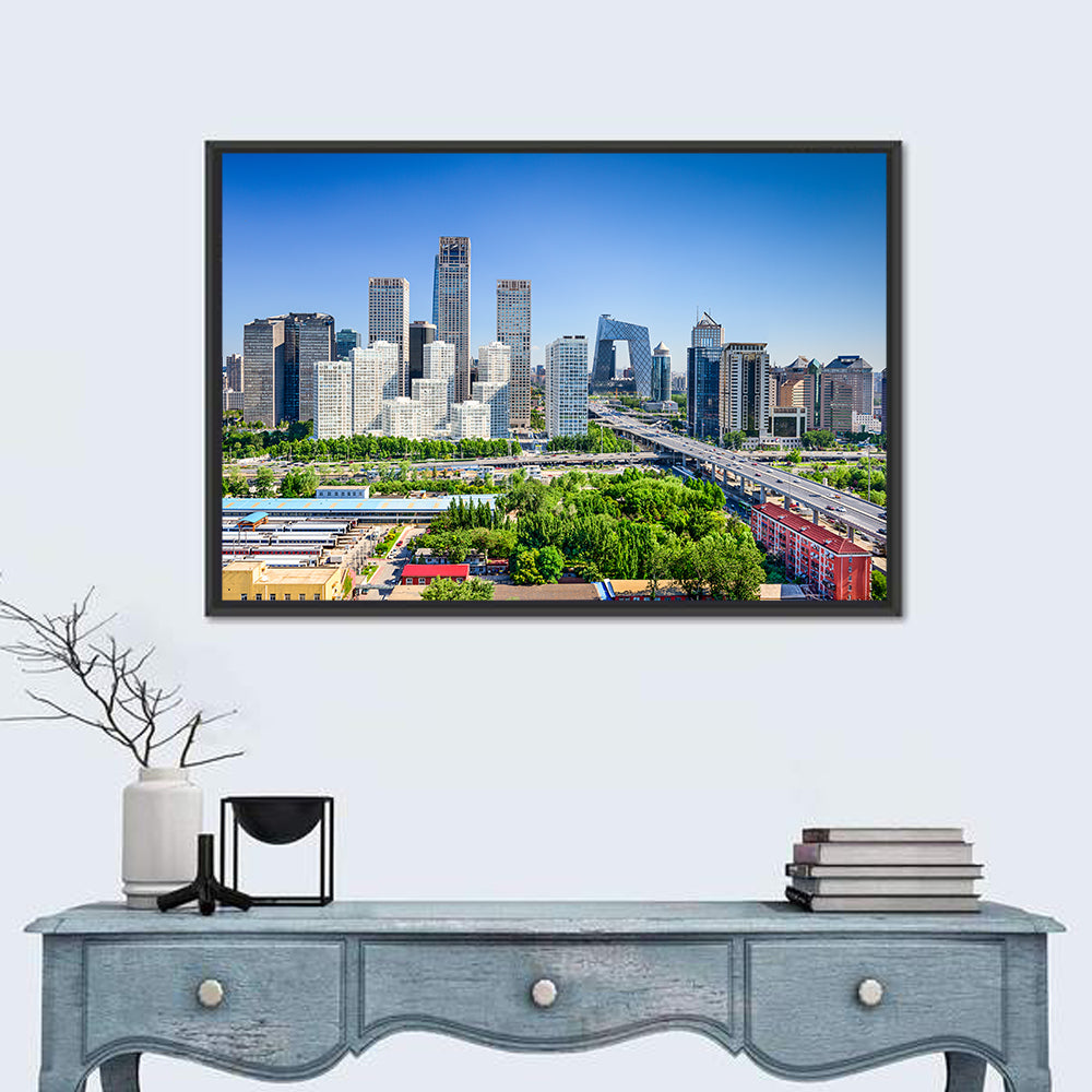 Beijing Cctv Headquarters Skyline Wall Art