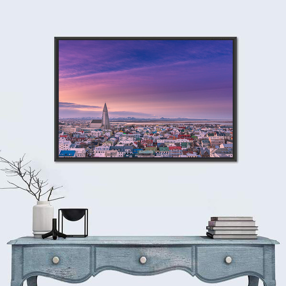 Reykjavik Dawn Wall Art