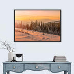 Hoverla Snowfield at Sunset Wall Art