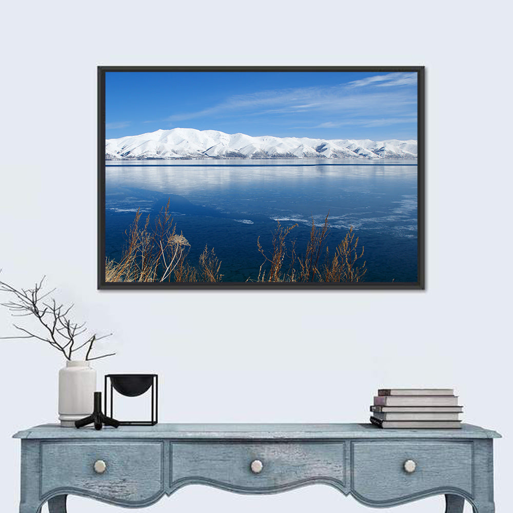 Winter at Lake Sevan Wall Art