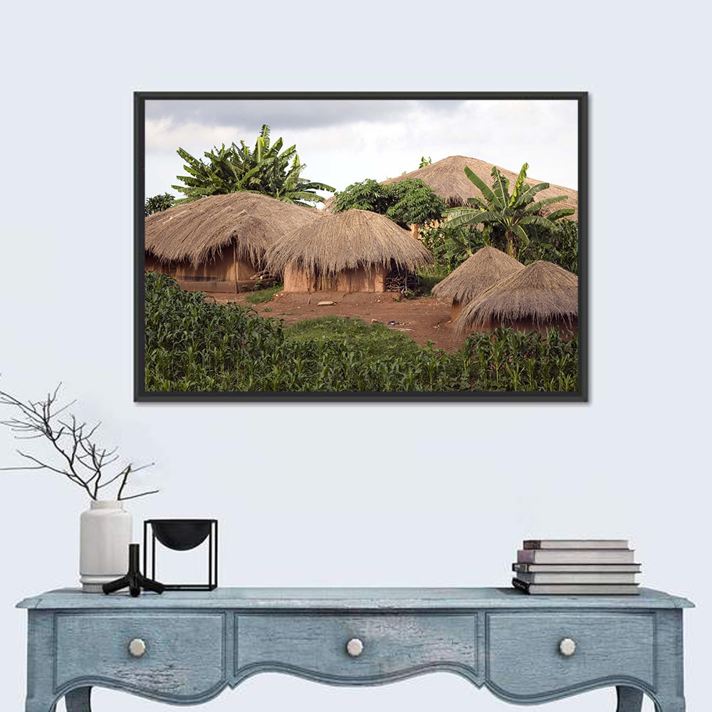 Thatched Huts Wall Art