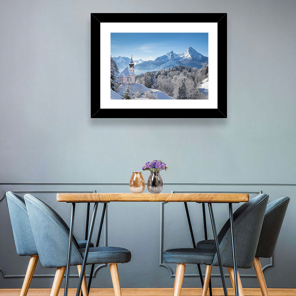 Snowy Bavarian Alps Wall Art