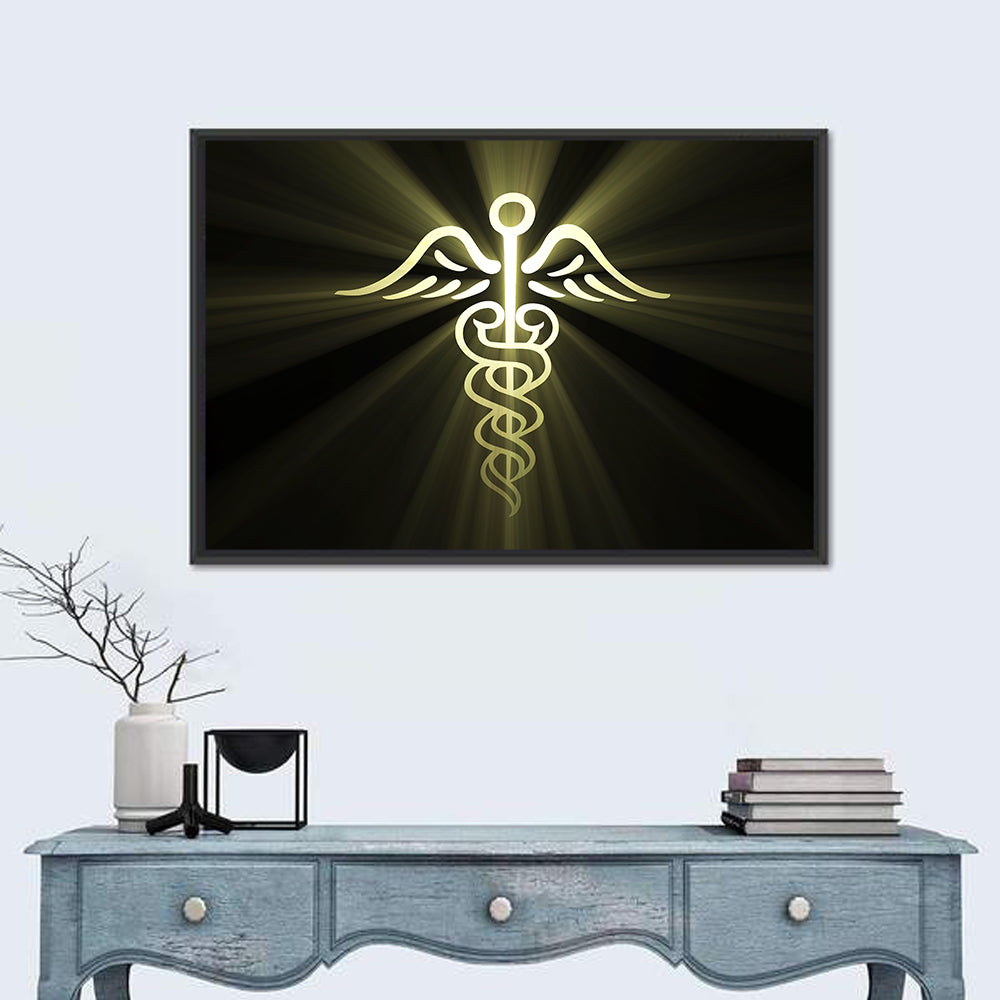 Medical Corps Caduceus Emblem Wall Art