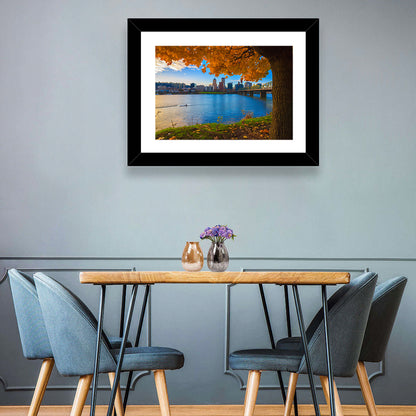 Portland Willamette River Wall Art