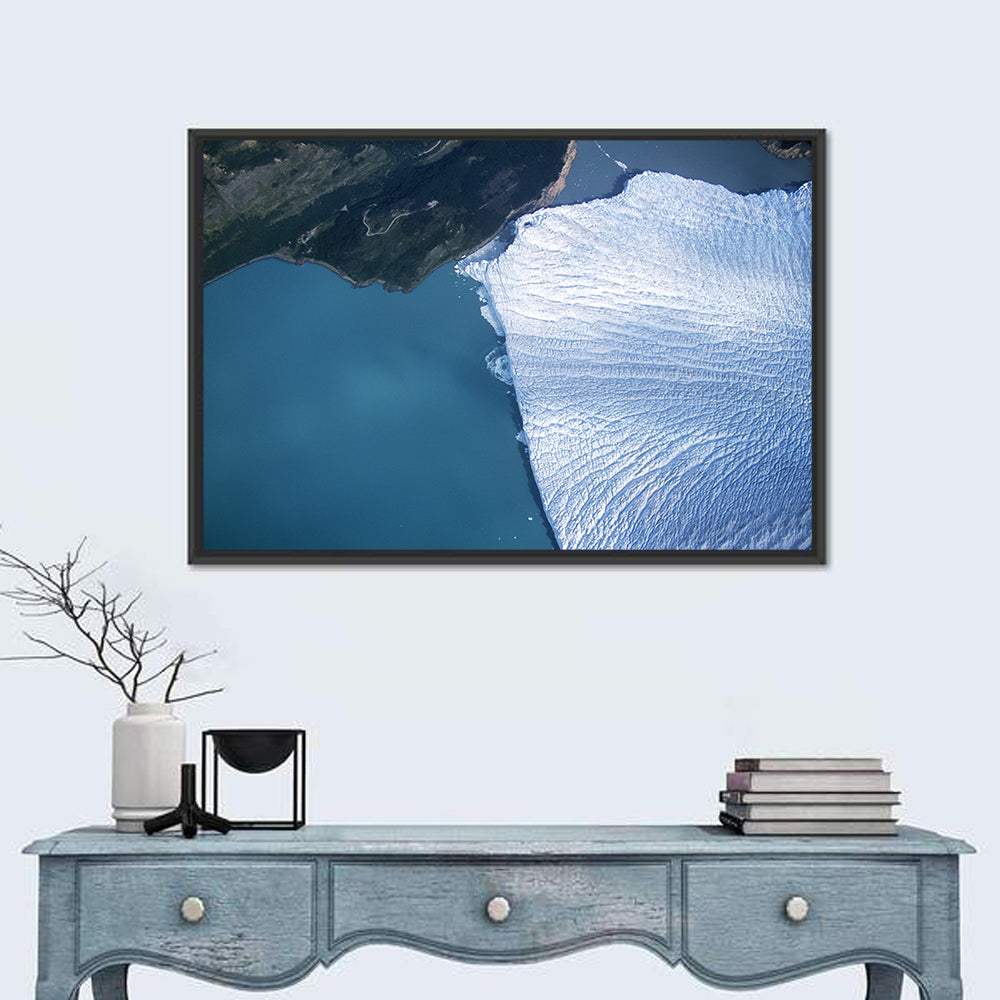 Perito Moreno Glacier Wall Art in a room, landscape