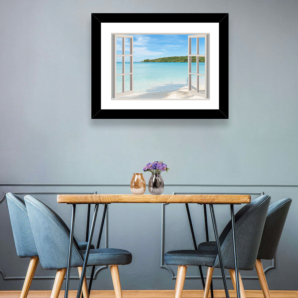 Phuket Beach Window Wall Art