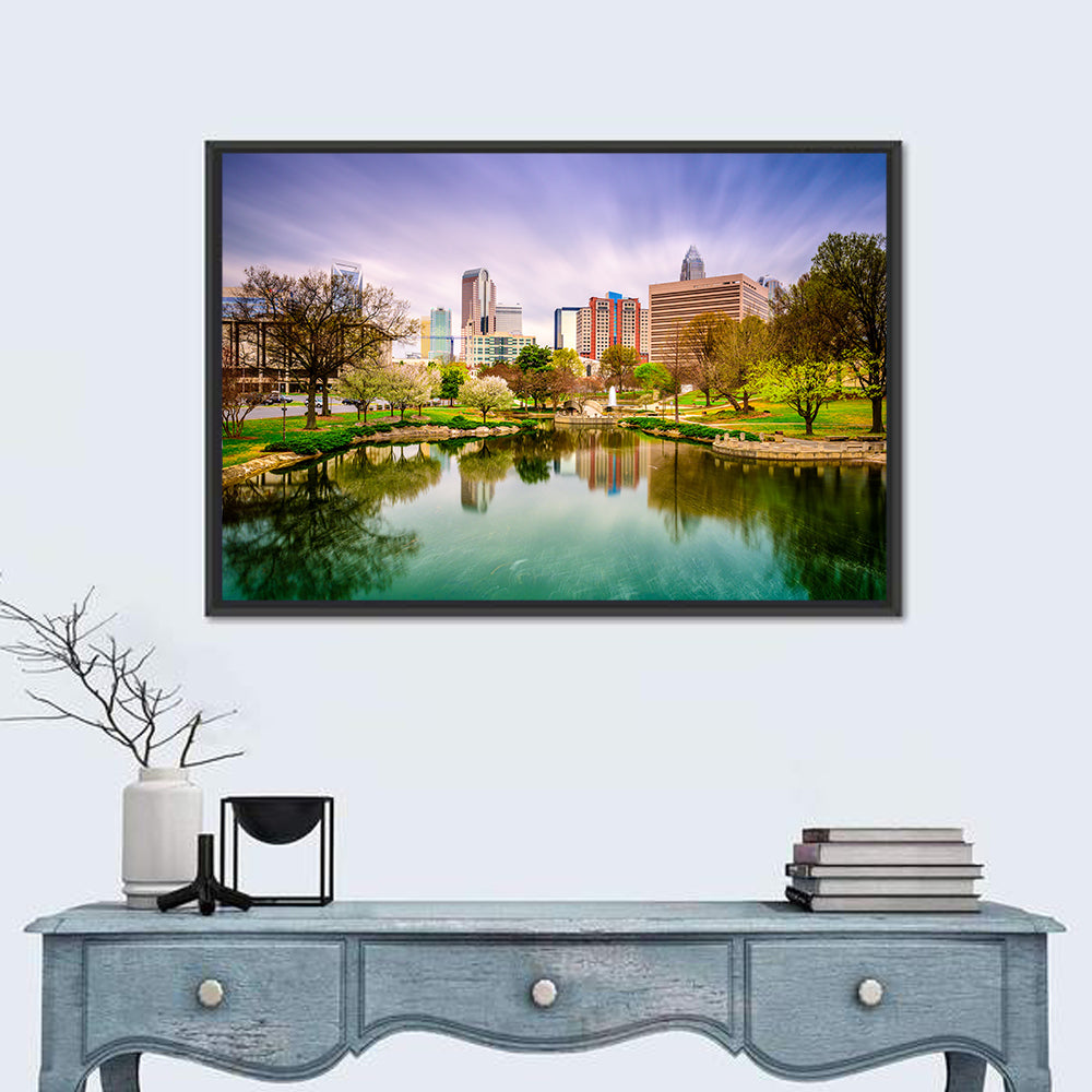 Charlotte Skyline at Marshall Park Wall Art