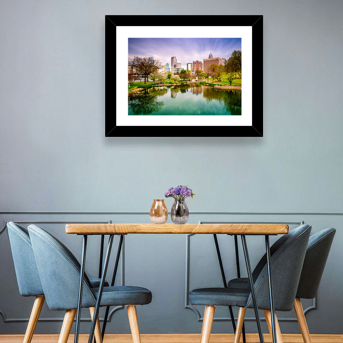 Charlotte Skyline Wall Art