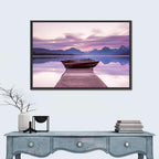Lake Mcdonald Sunset Dock Wall Art