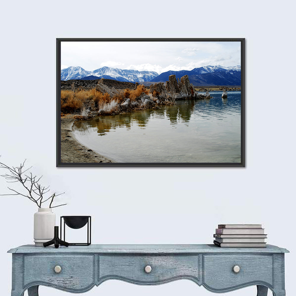 Mono Lake Tufa Towers with Mount Whitney Wall Art in a room, landscape