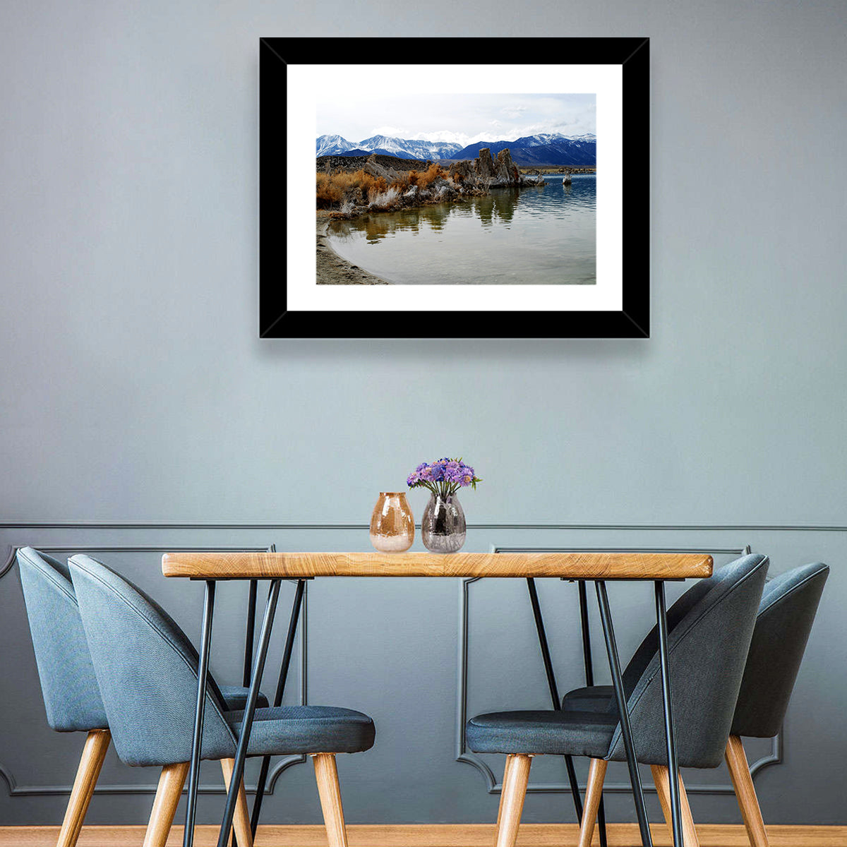 Mono Lake Tufa Towers with Mount Whitney Wall Art in a room, landscape