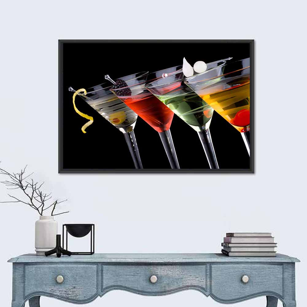 Classic Martini Cocktails Wall Art
