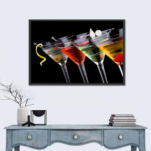 Classic Martini Cocktails Wall Art