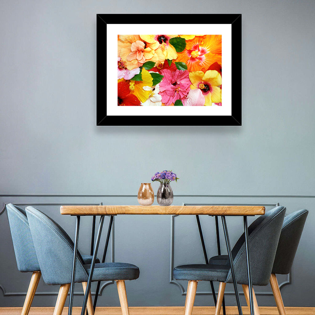 Vibrant Hibiscus Close-up Wall Art