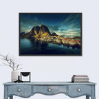 Reine Red Fishing Huts Wall Art