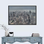 Shanghai Layered Skyline Wall Art