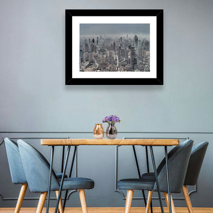 Shanghai Cityscape Wall Art