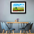 Tuscan Poppy Field Wall Art