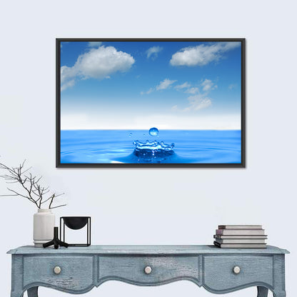 Ocean Water Drop Wall Art